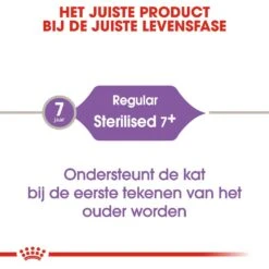 Royal Canin Kattenvoer Sterilised 7+ 1,5 Kg -Goedkope Dierenwereld XL winkel royal canin sterilised 7plus volwassen kat castratie sterilisatie hero image 9 1
